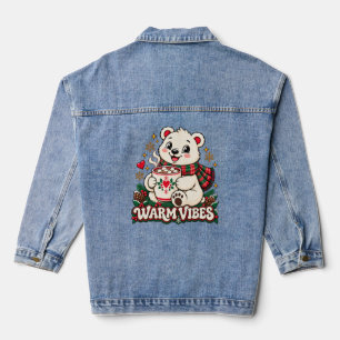 Chaqueta Vaquera Chaquetón de mezclilla con vibraciones cálidas de