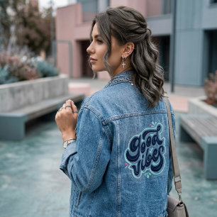 Chaqueta Vaquera Chaquetón de mezclilla de buenas vibras