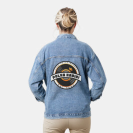 Chaqueta Vaquera Chaquetón de mezclilla de radio polca para mujeres