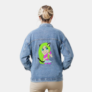 Chaqueta Vaquera chibi catgirl