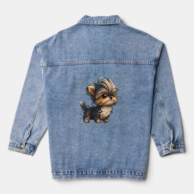 Chaqueta Vaquera Chibi Yorkshire Terrier (Reverso )