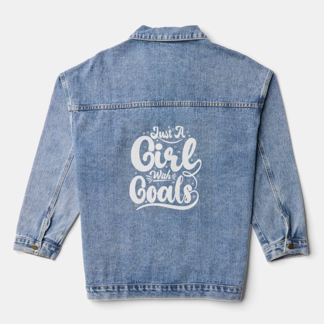 CHAQUETA VAQUERA CHICA CON OBJETIVOS DENIM JACKET (Reverso )