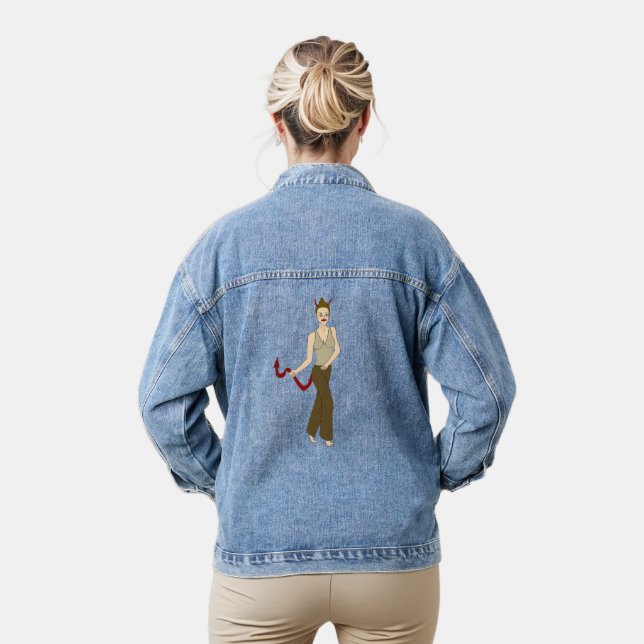 Chaqueta Vaquera chica diablo (Modelo)
