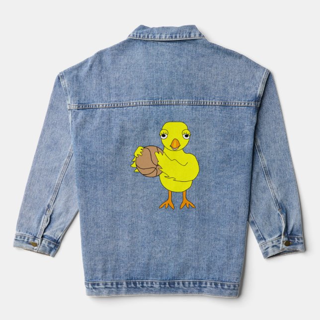 Chaqueta Vaquera Chick de básquetbol (Reverso )