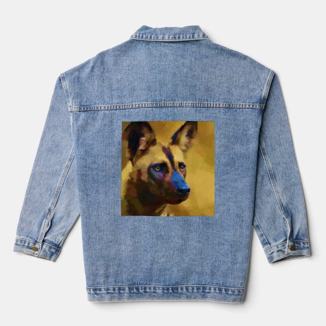 Chaqueta Vaquera Chien Sauvage d'Afrique (Reverso )