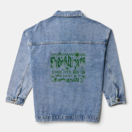 Chaqueta Vaquera Chistoso Tractor divertido del Día de San Patricio
