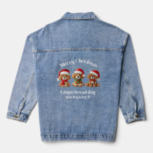 Chaqueta Vaquera chritmas gingerbread perro intentas hacerlo