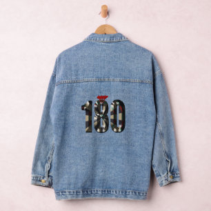 Chaqueta Vaquera Ciento Ochenta En Darts, Denim Jacket