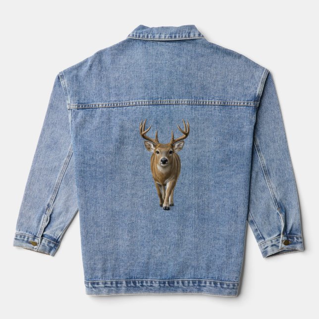 Chaqueta Vaquera Ciervo Aproximándose (Reverso )