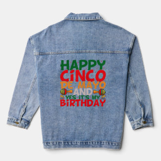 Chaqueta Vaquera Cinco De Mayo Sublimación T Diseño De Camisas