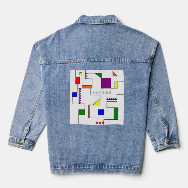 Chaqueta Vaquera Circuitos de Bauhaus (Reverso )