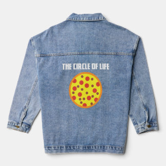 Chaqueta Vaquera Círculo De Vida Pizza Pizza Slice Comida Rápida It
