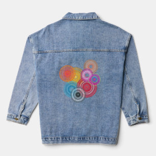 Chaqueta Vaquera Círculos multicolores