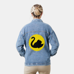Chaqueta Vaquera cisne de la bandera de Australia Occidental