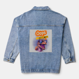 Chaqueta Vaquera cita de dinosaurios