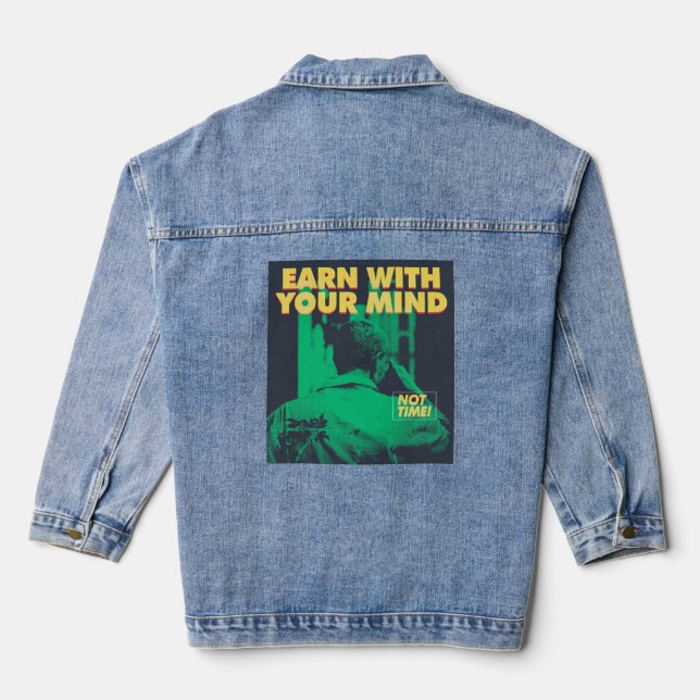 Chaqueta Vaquera Cita motivacional de Guay (Reverso )