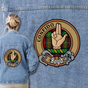 Chaqueta Vaquera Clan Boyd Escudo sobre Tartán