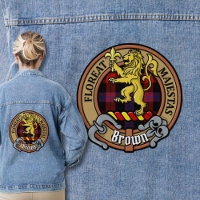 Clan Brown Escudo sobre Tartán