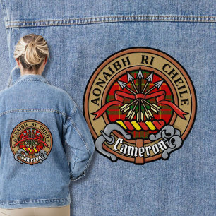 Chaqueta Vaquera Clan Cameron Escudo sobre Tartán