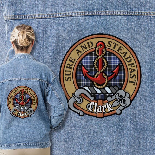 Chaqueta Vaquera Clan Clark Escudo por Tartán (Subido por el creador)