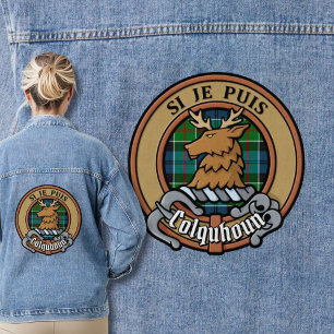 Chaqueta Vaquera Clan Colquhoun Escudo sobre Tartán