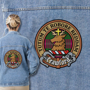 Chaqueta Vaquera Clan Crawford Escudo sobre Tartán