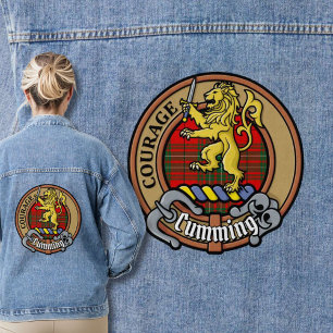 Chaqueta Vaquera Clan Cumming Escudo sobre Tartán