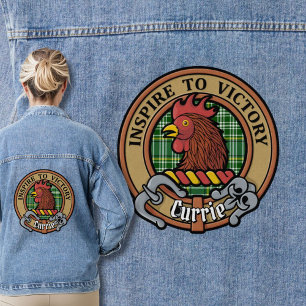 Chaqueta Vaquera Clan Currie Rooster Escudo sobre Tartán