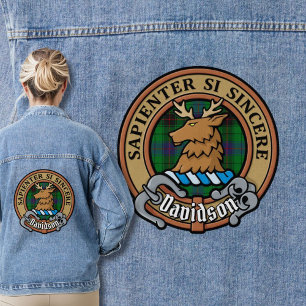Chaqueta Vaquera Clan Davidson Escudo sobre Tartán