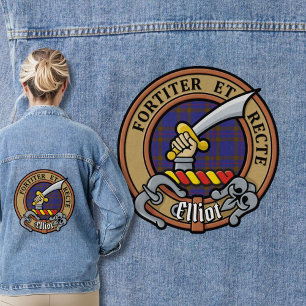 Chaqueta Vaquera Clan Elliot Escudo sobre Tartán