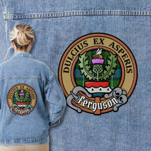Chaqueta Vaquera Clan Ferguson Escudo sobre Tartán