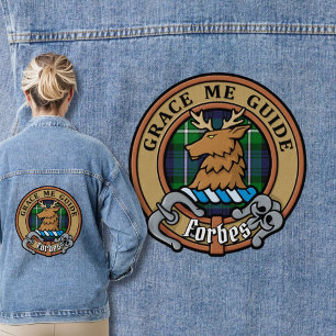 Chaqueta Vaquera Clan Forbes Escudo sobre Tartán