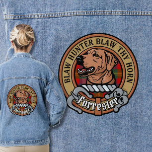 Chaqueta Vaquera Clan Forrester Escudo sobre Tartán