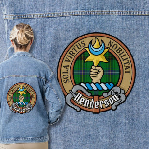 Chaqueta Vaquera Clan Henderson Escudo sobre Tartán