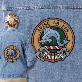 Chaqueta Vaquera Clan Kennedy Escudo sobre Tartán