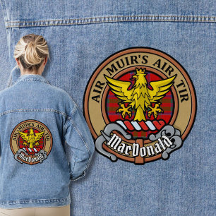 Chaqueta Vaquera Clan MacDonald de Keppoch Escudo sobre Tartán
