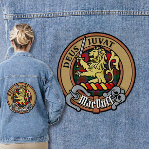 Chaqueta Vaquera Clan MacDuff Escudo sobre Tartán
