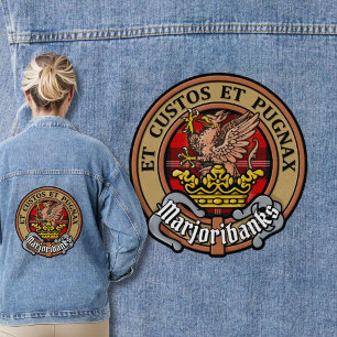 Chaqueta Vaquera Clan Marjoribanks Escudo sobre Tartán
