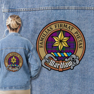 Chaqueta Vaquera Clan Wardlaw Escudo sobre Tartán