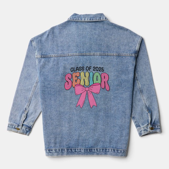 Chaqueta Vaquera Clase de la celebración de 2025 Senior (Reverso )