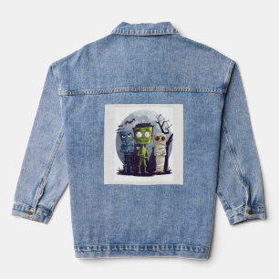 Chaqueta Vaquera Clase de Yoga Monstruo