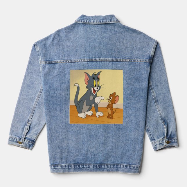 Chaqueta Vaquera Clásico Tom y Jerry Showdown (Reverso )