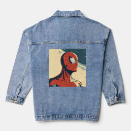 Chaqueta Vaquera Classic Spider-Man with Dynamic Cosmic Background