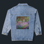 Chaqueta Vaquera Claude Monet - El jardín del artista en Giverny<br><div class="desc">El jardín del artista en Giverny / Le Jardin de l'artiste a Giverny - Claude Monet,  1900</div>
