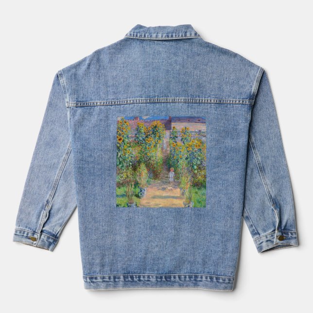 Chaqueta Vaquera Claude Monet - El jardín del artista en Vetheuil (Reverso )