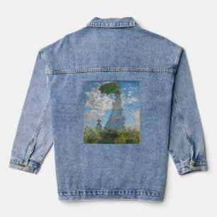 Chaqueta Vaquera Claude Monet - El paseo, mujer con sombrilla