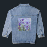 Chaqueta Vaquera Claude Monet - Lilac Irises / Iris Mauves<br><div class="desc">Lilac Irises / Iris Mauves - Claude Monet,  1914-1917</div>