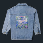 Chaqueta Vaquera Claude Monet - Lilies de agua / Nympheas 1919<br><div class="desc">Lilies de agua / Nympheas (W.1852) - Claude Monet,  Petróleo en lienzo,  1916-1919</div>