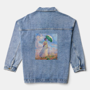 Chaqueta Vaquera Claude Monet - Mujer con un Parasol mirando a la d