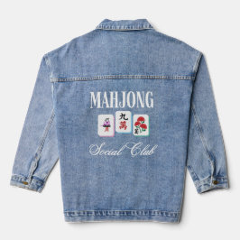 Chaqueta Vaquera Club Social de Mahjong 